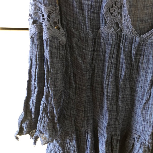 Free People FP ONE beach cover up mini dress XS NWT - Picture 4 of 9